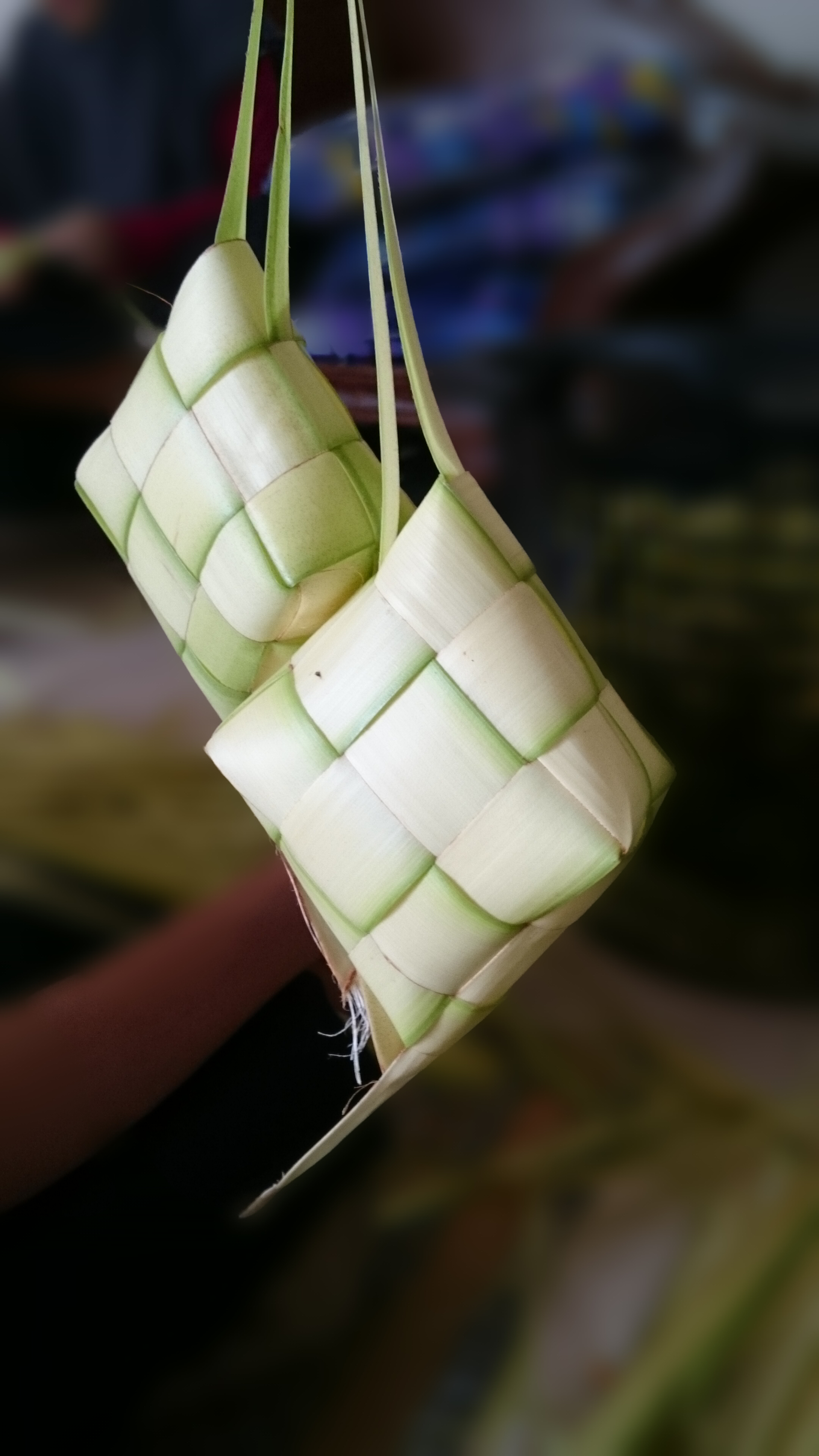 Selamat Hari Raya.. Ketupat Malay's traditional food....