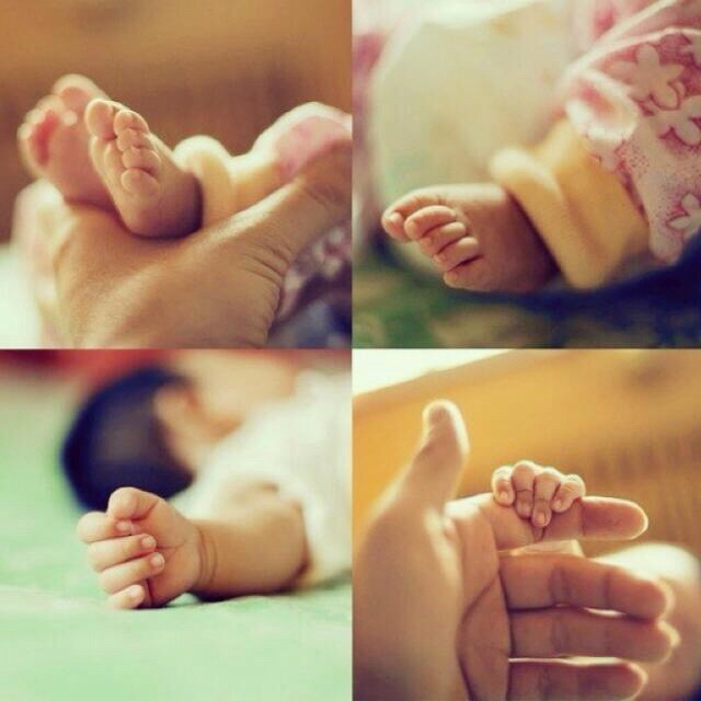 cute baby foot